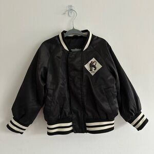 Mini Rodini Black and White Kids Jacket